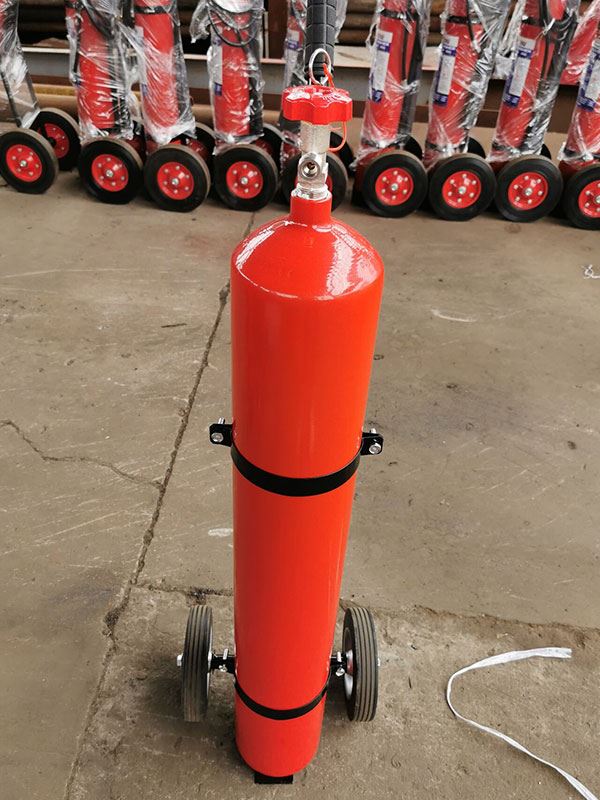 Trolley Mounted Co2 Fire Extinguisher